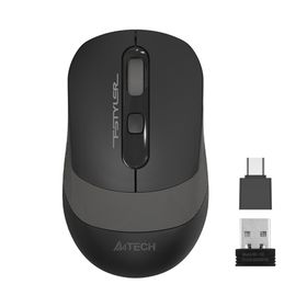 A4-Tech FG10CS Air2 Grey Silent Fstyler 2.4 Ghz 10-15 mt 4 Buton Nano Alıcı Kablosuz Optik Mouse