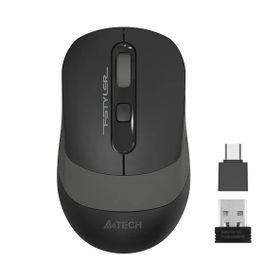 A4-Tech FG10CS Air2 Grey Silent Fstyler 2.4 Ghz 10-15 mt 4 Buton Nano Alıcı Kablosuz Optik Mouse