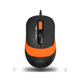 A4-Tech FM10 Siyah Turuncu USB Kablolu Optik Mouse