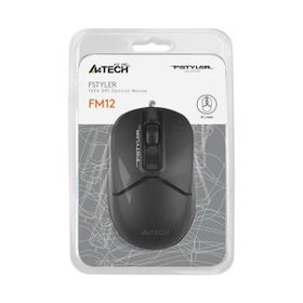 A4-Tech FM12 1200 DPI Siyah Mouse