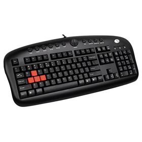 A4-Tech KB-28G Kablolu USB Q Siyah Oyuncu Klavye