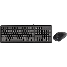 A4-Tech KM-72620D-USB Q TR Kablolu Multimedya Siyah Klavye Mouse Set