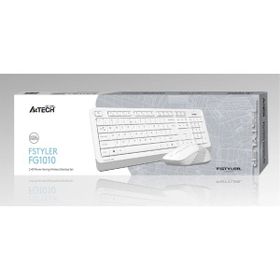 A4Tech FG1010 Beyaz Q Kablosuz Klavye Mouse Seti