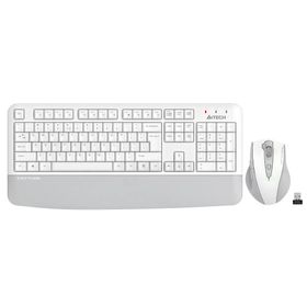 A4Tech FG2500S Plus Beyaz Kablosuz Klavye Mouse Seti