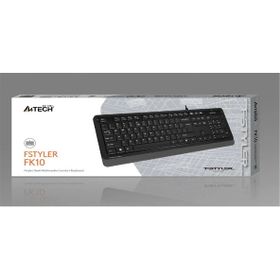 A4Tech Fstyler FK10 Gri Q Kablolu Klavye