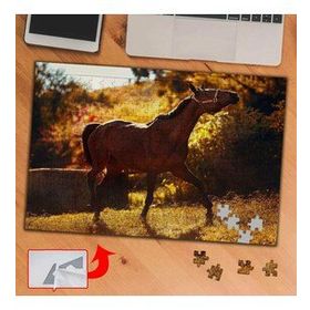A5116 Kahverengi Güzel At 240 Parça Puzzle Yapboz Tablo