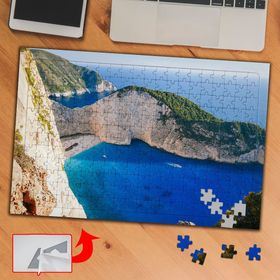 A610 Dağlar Deniz Tatil Doğa 240 Parça Puzzle Yapboz Tablo
