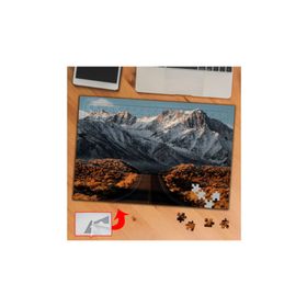 A650 Dağlar Çiçekli Yol Doğa 240 Parça Puzzle Yapboz Tablo