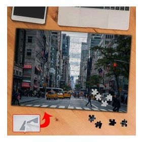 A7F94 Büyük Cadde Binalar 240 Parça Puzzle Yapboz Tablo