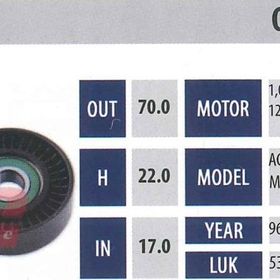 ABA 25300556 Astra-Corsa 1.0 1.2 Alternatör Gergi Rulmanı