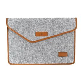 ABA Taba Gri Keçe Laptop Çantası