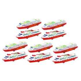 Abaodam 10 Parça Mini Oyuncak Gemi