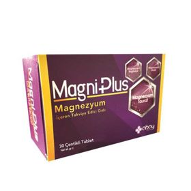 Abay Pharma Magni Plus Magnezyum 30 Tablet