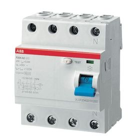 ABB F204 AC-3X80A 30mA Kaçak Akım Koruma Rölesi