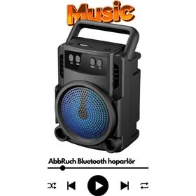 Abbruch Mini Ses Bombası Rgb Işıklı Taşınabilir Bluetooth Hoparlör Speaker