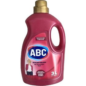 ABC 3 lt Sık Yıkanan Çamaşırlara Özel Solmaya Yıpranmaya Karşı Sıvı Deterjan (2 adet)
