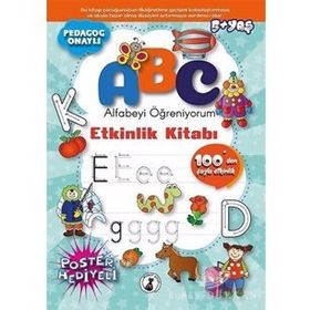 ABC Alfabeyi Öğreniyorum Etkinlik Kitabı 5+ Yaş