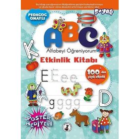 ABC Alfabeyi Öğreniyorum Etkinlik Kitabı 5+ Yaş