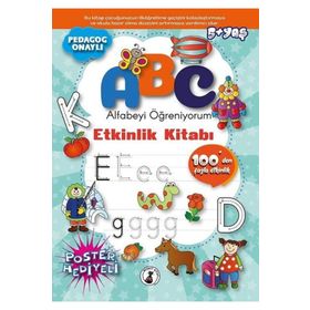 ABC Alfabeyi Öğreniyorum Etkinlik Kitabı 5+ Yaş
