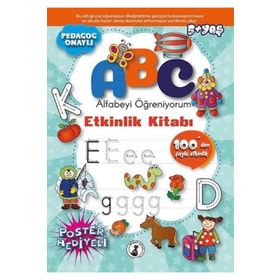 ABC Alfabeyi Öğreniyorum Etkinlik Kitabı 5+ Yaş