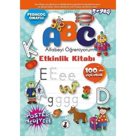 ABC Alfabeyi Öğreniyorum Etkinlik Kitabı 5+ Yaş