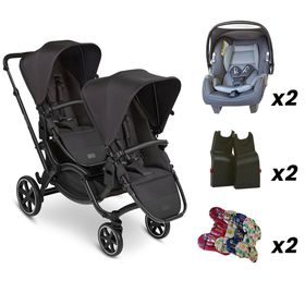 ABC Design Bebek Arabası + Jixy Antrasit Ana Kucağı Zoom Ink & Jixy Antrasit Travel Set