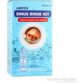 Abfen 8699220000048 25x240 ml Yetişkin Sinüs Rinse Kit