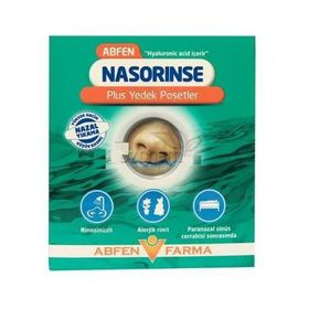 Abfen Nasorinse Plus 50 Adet Yedek Poşetler Burun Fizyolojik Serum