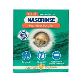 Abfen Nasorinse Plus 50 Adet Yedek Poşetler Burun Fizyolojik Serum