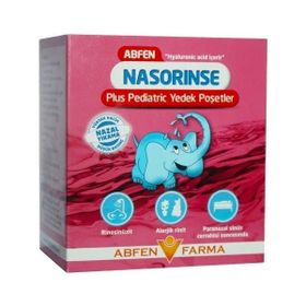 Abfen Nasorinse Plus Pediatric 50 Poşet Küçük Pembe Burun Yıkama Kiti