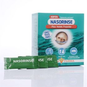 Abfen Nasorinse Plus Yetişkin Sinüs Kit 50 Yedek Poşet Yeşil Küçük Burun Yıkama Kiti