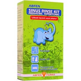 Abfen Sinus Rinse Kit Pediatric Hipertonic Yüksek Hacimli Nazal Yıkama