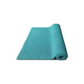 Abk Plastik 100x300 cm Kıvırcık Turkuaz Kaymaz Kaydırmaz Halı