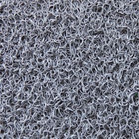 Abk Plastik 120x400 cm Gri Kıvırcık Kaymaz Yolluk Paspas Halı