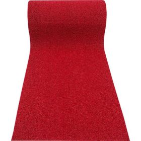 Abk Plastik 14 mm 100x400 cm Kıvırcık Kırmızı Kaymaz Kaydırmaz Halı