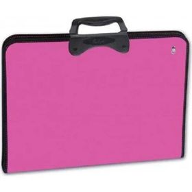 Abka 30126 Pembe Proart 37x54 cm Fermuarlı Resim Proje Çantası