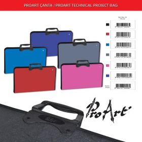 Abka 38x55 cm Sanatsal Teknik Çantası siyah
