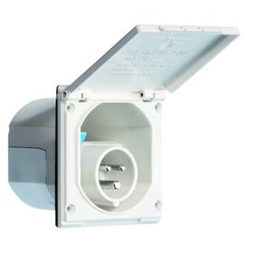 ABL CEE IP44 220V Beyaz Dahili Gömme Karavan Elektrik Girişi