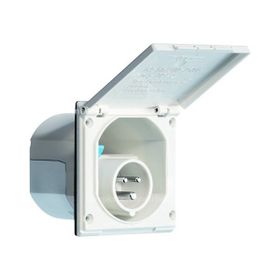 ABL CEE IP44 220V Beyaz Dahili Gömme Karavan Elektrik Girişi