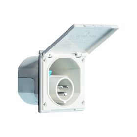 ABL CEE IP44 220V Beyaz Dahili Gömme Karavan Elektrik Girişi