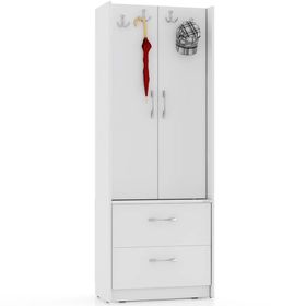 Abre VM-348 Beyaz Portmanto