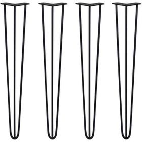 Abronya Firkete Yemek Ofis Çalışma Bahçe Balkon Duvar Dibi 80 cm Metal Masa Ayağı