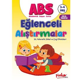 ABS 3-4 Yaş Eğlenceli Alıştırmalar - Pinokyo Yayınları