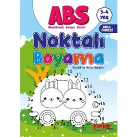 ABS 3-4 Yaş Noktalı Boyama - Pinokyo Yayınları