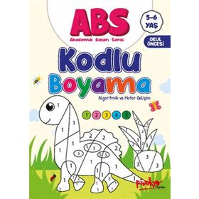 ABS 5-6 Yaş Kodlu Boyama - Pinokyo Yayınları