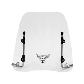 ABV Universal 41x45 cm Bağlantı Ekipmanlı Şeffaf Siperlik