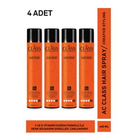 Ac Class Ultra Strong 4x400 ml Saç Spreyi
