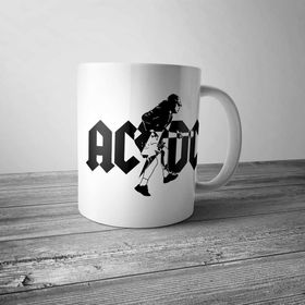 Ac Dc Logo Kupa Bardak