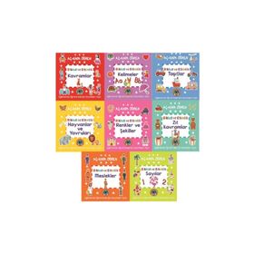 Aç-Kapa Öğren Dikkat ve Etkinlik Seti 8 Kitap - Karatay