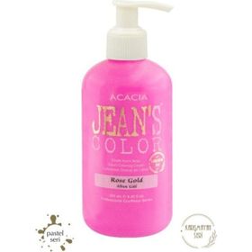 Acacia Jean's Color Altın Gül 250 ml Rose Gold Pastel Amonyaksız Balyaj Renkli Saç Boyası
